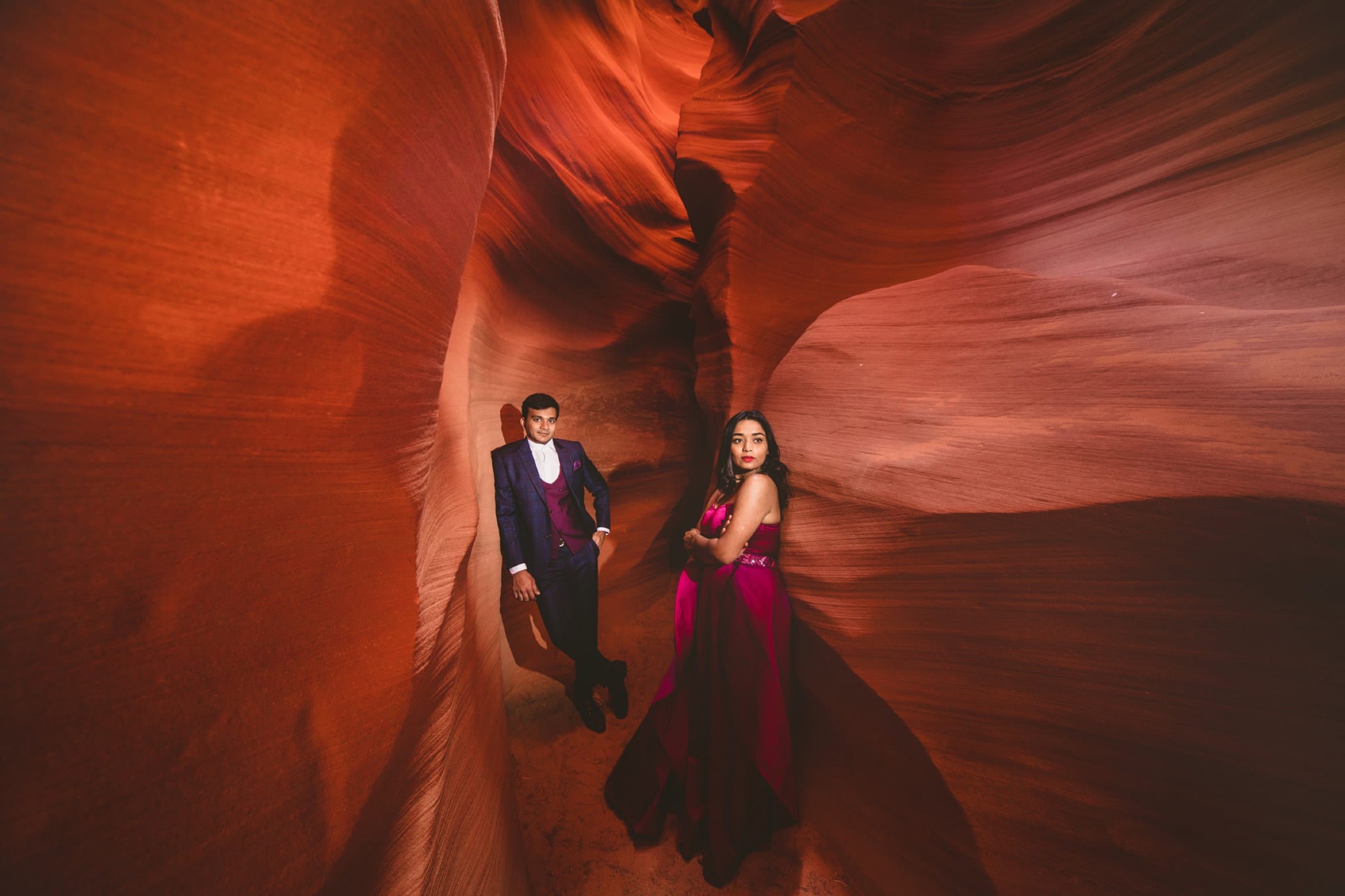 Brinda & Neel, Antelope Canyon, Arizona